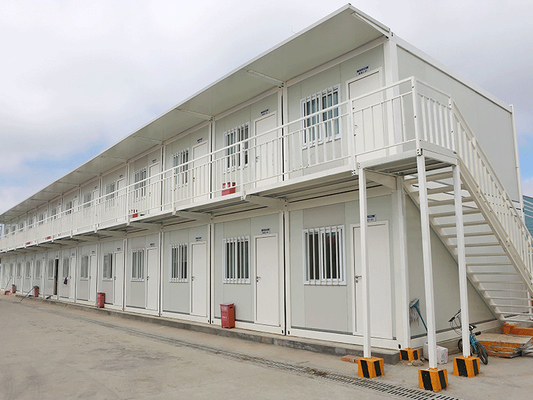 Faciles modulaires de construction de chantier de logement préfabriqué de conteneur installent la Chambre