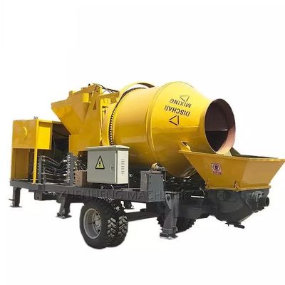 40 M3/H pompe à béton diesel portable à remorque XDEM avec mélangeur