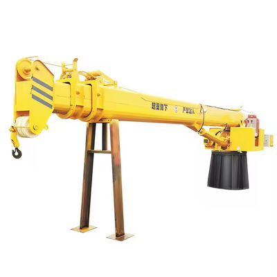 XDEM Grues flottantes Téléscopiques à rampe fixe Grue hydraulique pour navires et bateaux de pêche au quai