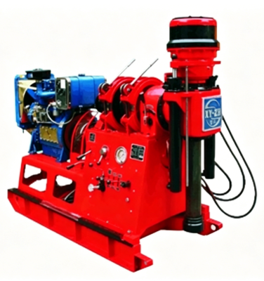 XDEM Chongtan XY-2B Type de broche plate-forme de forage de noyau 530 m machine de forage d'exploration géologique Max 300 mm forage puits d'eau jointoiement plate-forme de forage micro pieux avec double puissance diesel et électrique