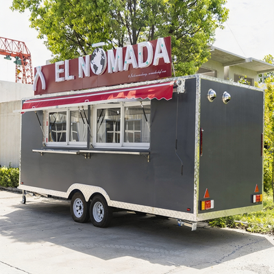 Remorque alimentaire personnalisée avec équipement de cuisine complet, grill de barbecue, bar mobile, chariot alimentaire et installation de restauration pour la restauration de rue, les événements, les festivals et les entreprises en plein air