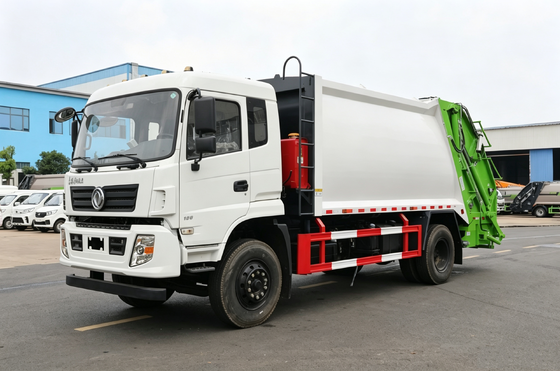 camion de compacteur des déchets 12m3, véhicule de rebut du compacteur 190HP