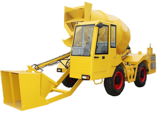 individu 2.5m3 chargeant le camion de mélangeur concret, 4 groupes/camion de transport mélangeur concret d'heure