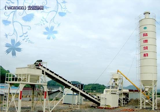 centrale de malaxage de ciment du sol 85kW, station 300t/H de mélange concrète