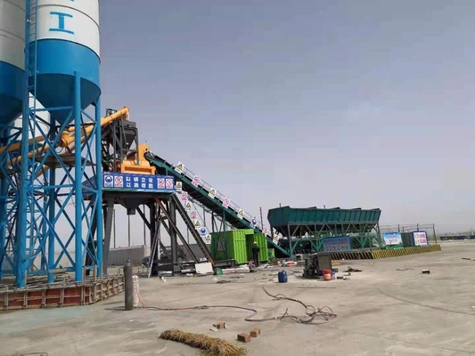 Mètre de traitement en lots concret mobile de l'usine 60cubic de XDEM HZS60 par heure